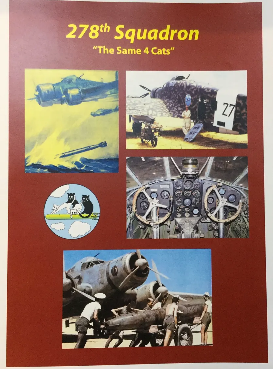 Portada de 278th Squadron "The Same 4 Cats": SM79 Damned Hunchback