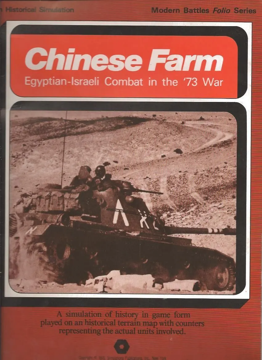 Portada de Chinese Farm: Egyptian-Israeli Combat in the '73 War