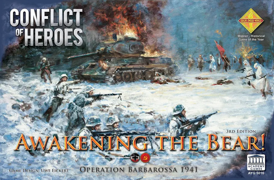 Portada de Conflict of Heroes: El Oso Despierta (Tercera Edición)