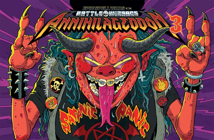 Portada de Epic Spell Wars of the Battle Wizards: Annihilageddon 3 – Satanic Panic