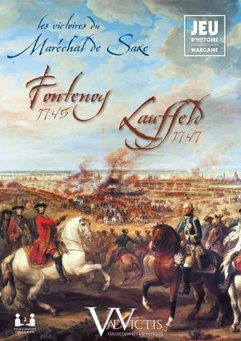 Portada de Les victoires du Maréchal de Saxe: Fontenoy 1745 – Lauffeld 1747
