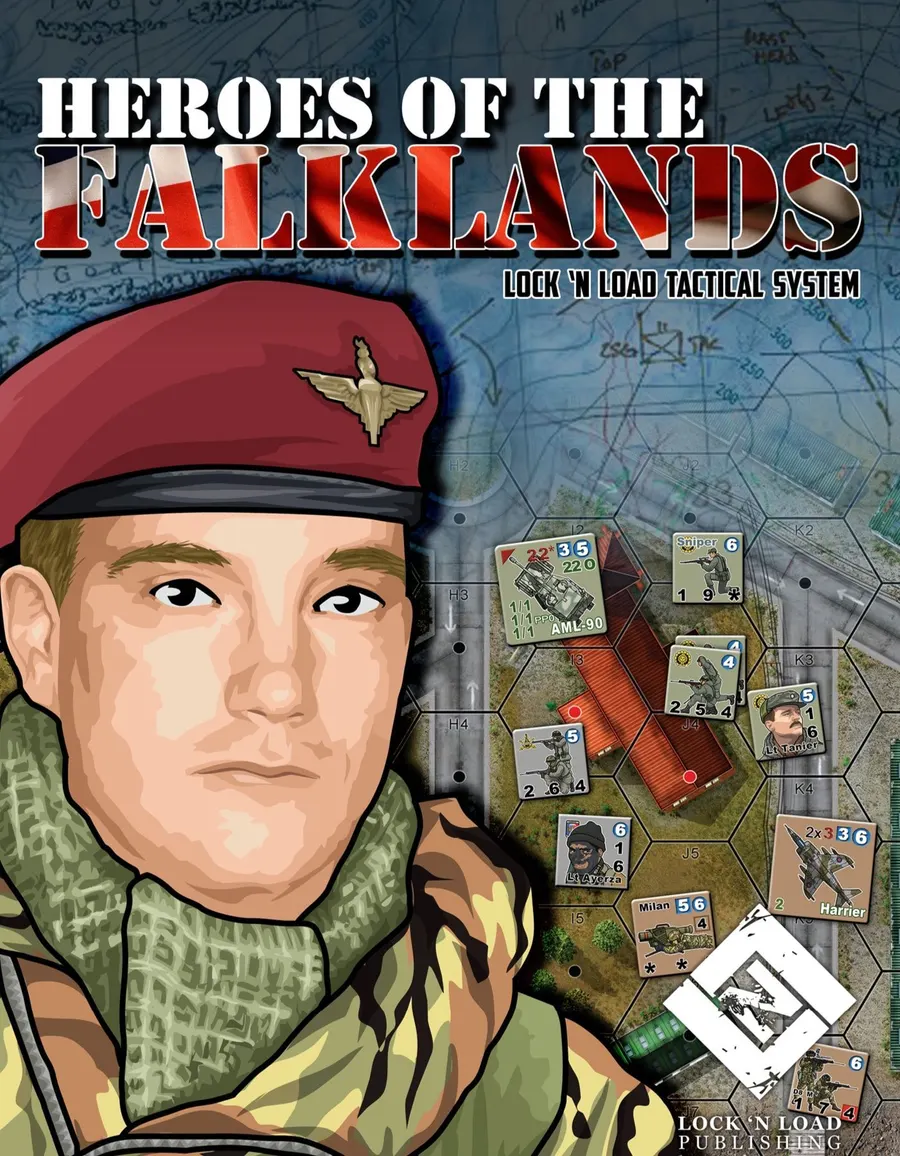 Portada de Lock 'n Load Tactical: Heroes of the Falklands