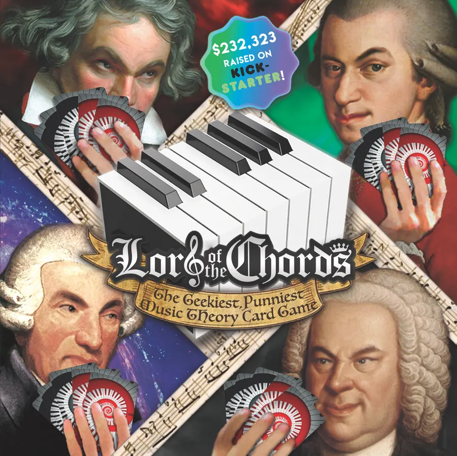 Portada de Lord of the Chords: The Geekiest, Punniest Music Theory Card Game