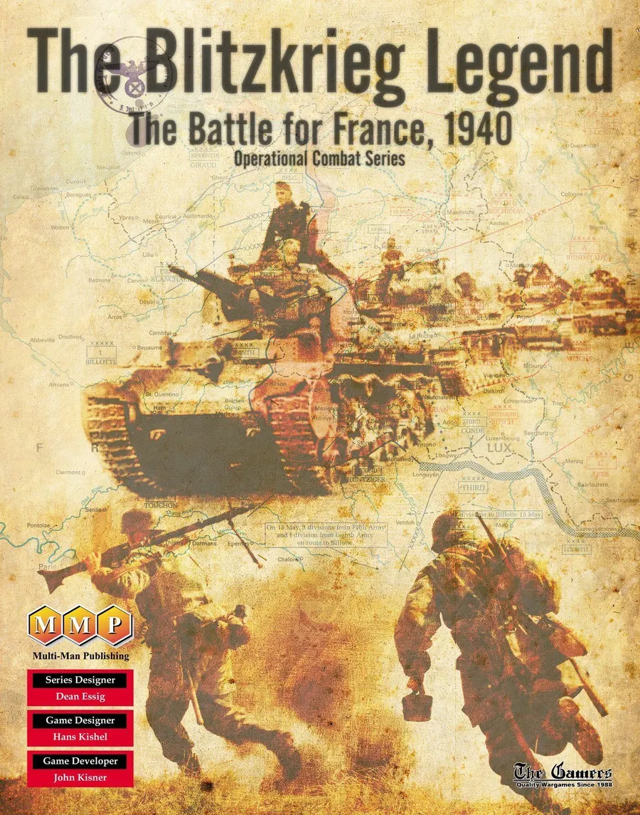 Portada de The Blitzkrieg Legend: The Battle for France, 1940