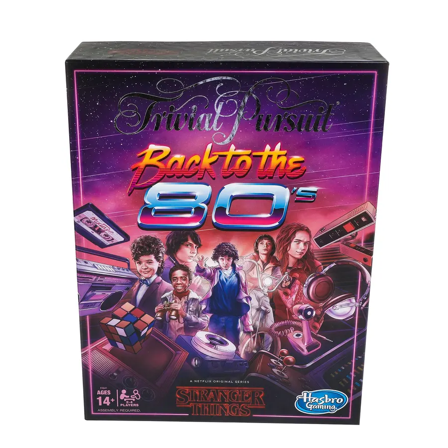 Portada de Trivial Pursuit: Netflix's Stranger Things – Back to The 80s Edition