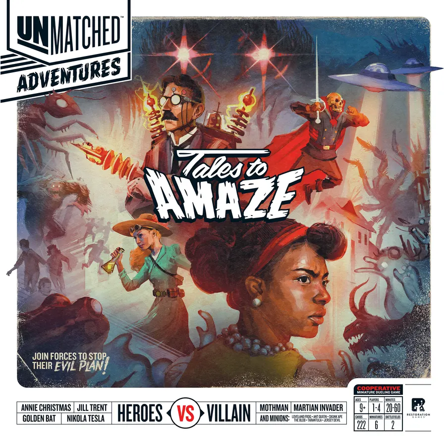 Portada de Unmatched Adventures: Relatos Asombrosos